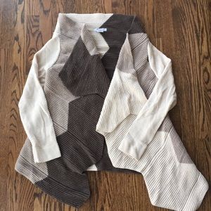 Knit boho wrap blanket sweater